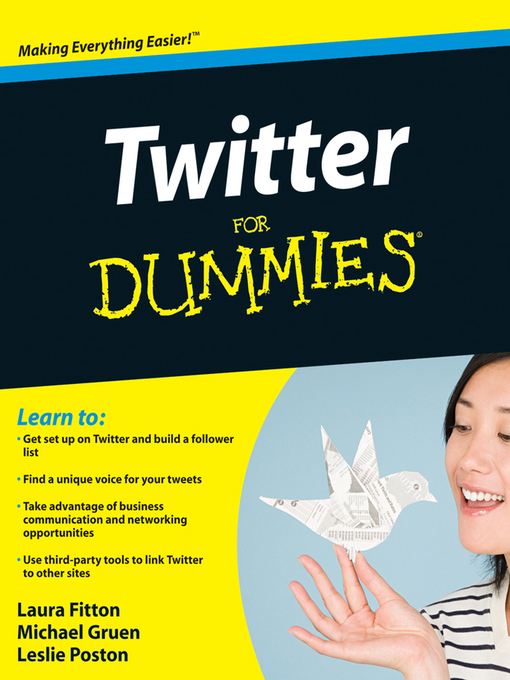 Title details for Twitter For Dummies by Laura Fitton - Available